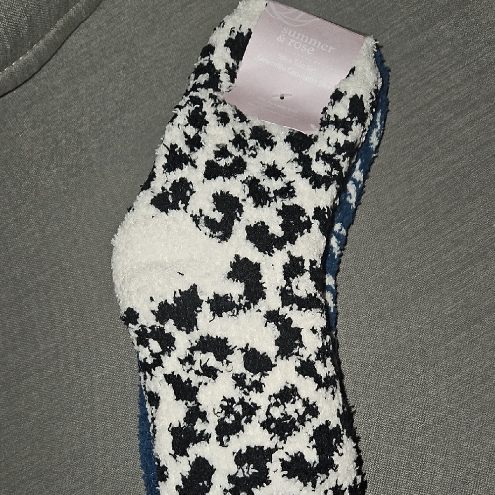 Summer & Rose - Set Of 3 Cozy Socks - NWT